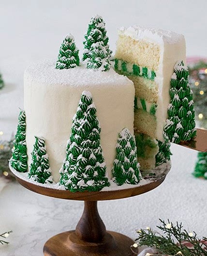 Christmas Tree Cake