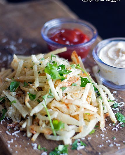 Truffle Parmesan Shoestring French Fries