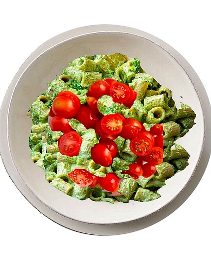 Rigatoni Pesto Pasta Salad