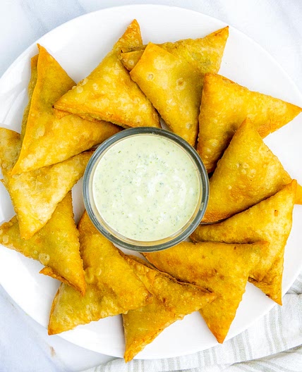 Aloo Samosa with Samosa Patti