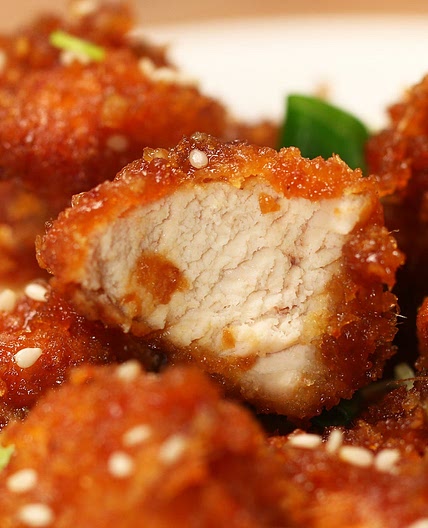 Sticky Garlic Chicken Bites Recipe by Tasty