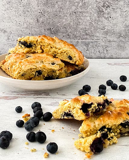 Gluten-Free Lemon Blueberry Scones