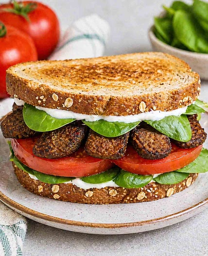 Smoked Tempeh Sandwich | TLT