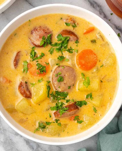 Kielbasa Potato Soup