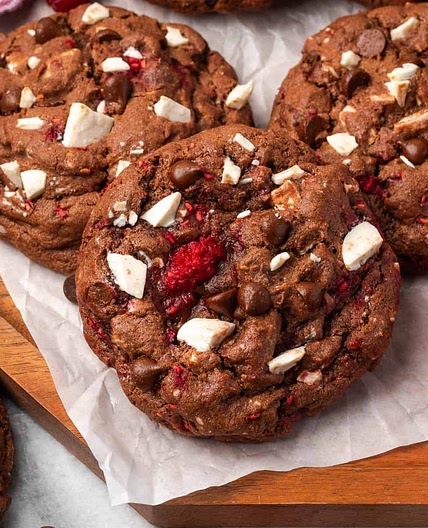 Chocolate Raspberry Cookies