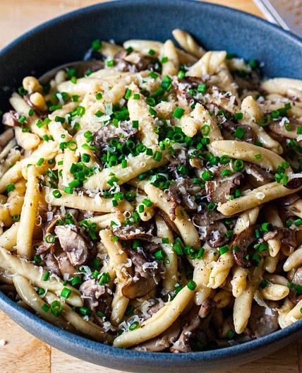 Simplest Mushroom Pasta