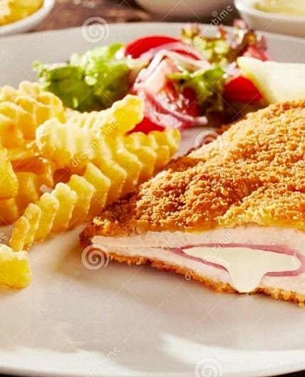 Cordon bleu + frites