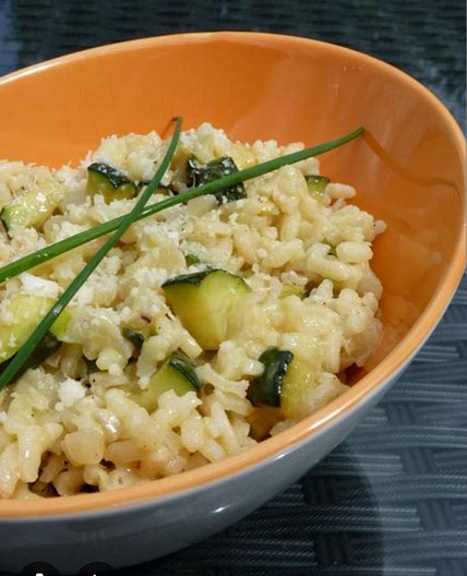 Risotto courgettes de la flemme