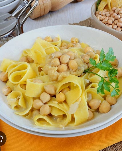Pâtes pois chiche