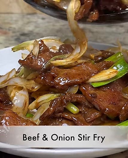 Beef & Onion Stirfry