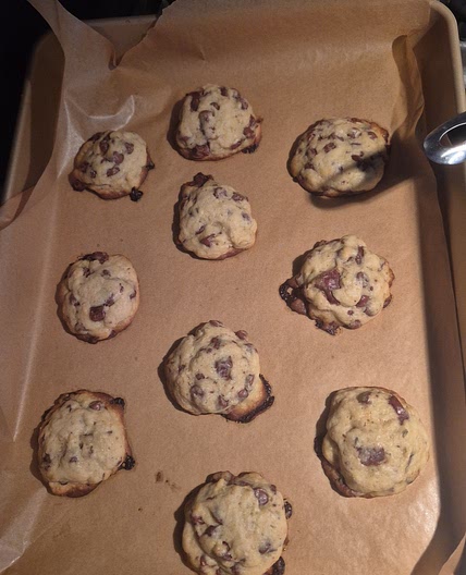 Lavender Orange Chocolate chips cookies