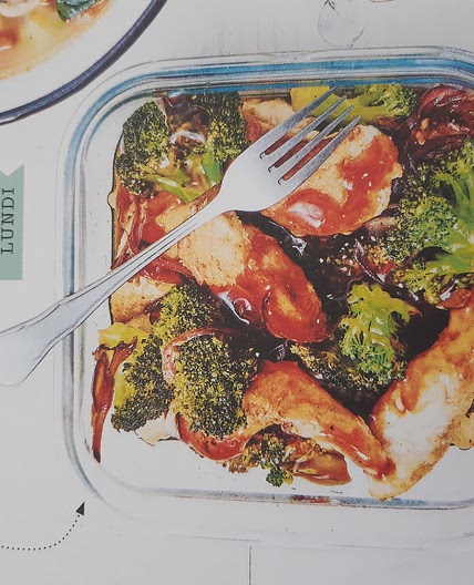 Poulet au gingembre et brocolis