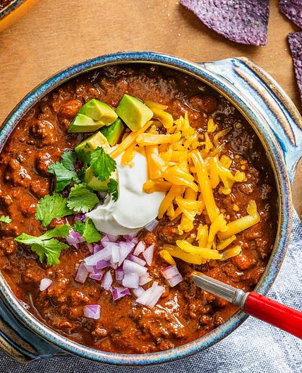 America's test kitchen best beef chili (modded)