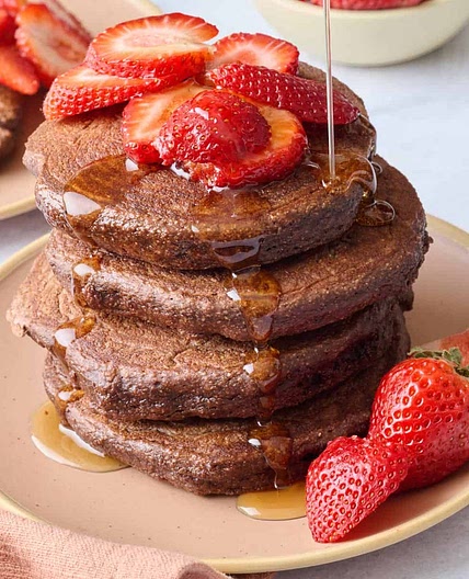 Chocolate Protein Pancakes