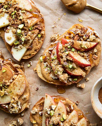 Apple Cinnamon Peanut Butter Breakfast Toast