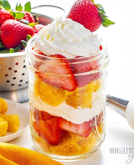 Strawberry Shortcake In A Jar