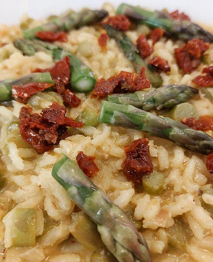 Risotto - Asparagus and Dried Tomatoes