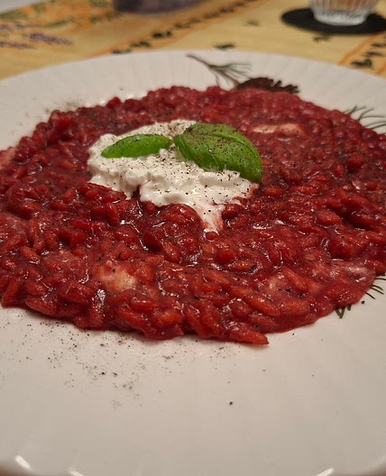Risotto - Beetroot and Burrata