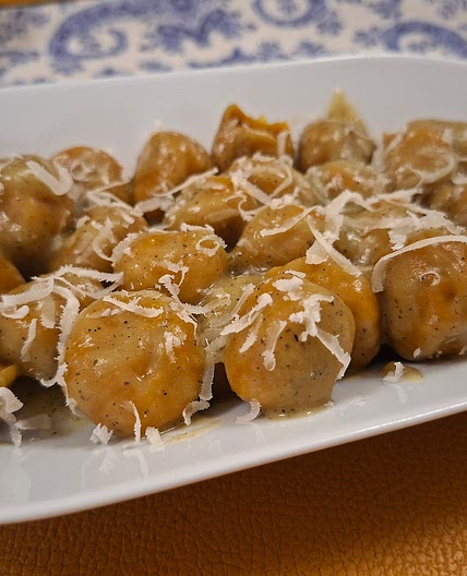 Pumpkin a Gnocchi - Leek and Potato Cream