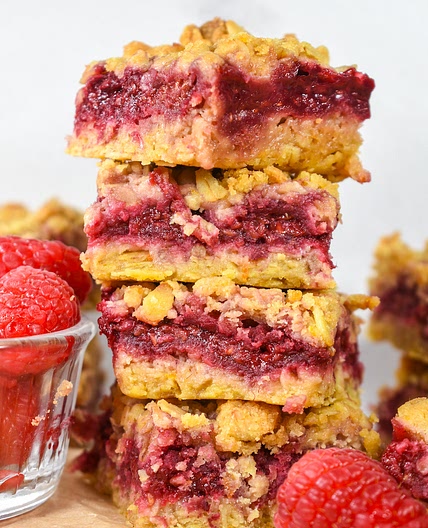 Raspberry Crumble Bars