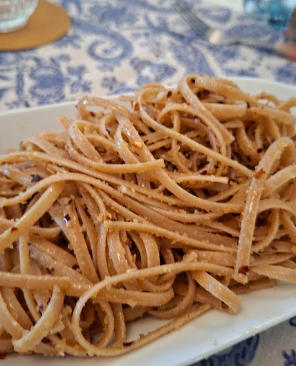 Pasta - Garlic, Chili Flakes, Breadcrumbs and Parsley