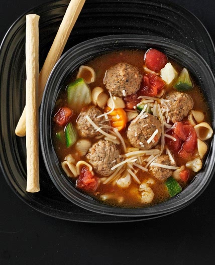 Vegetable Meatball Soup