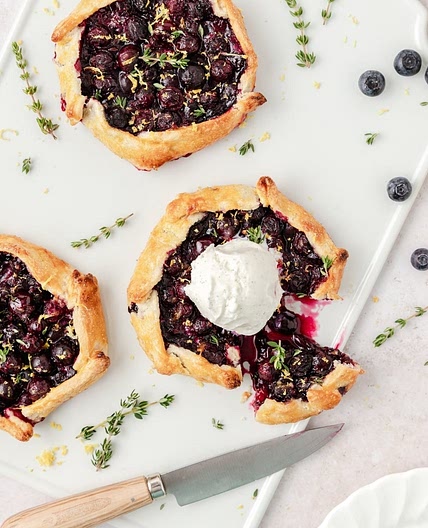 Mini Blueberry Galettes