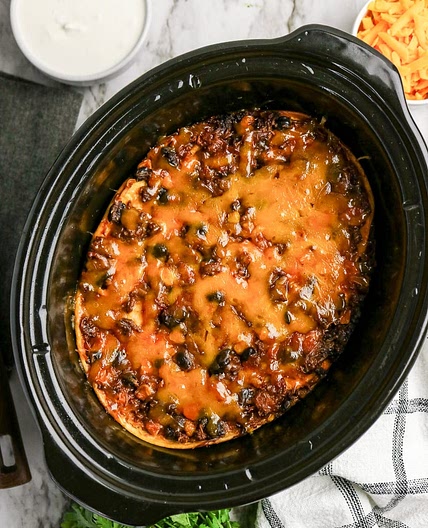 Crockpot Taco Casserole
