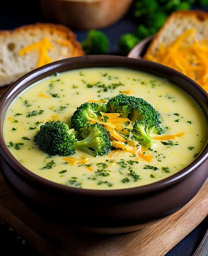 Creamy Broccoli Cheddar Soup