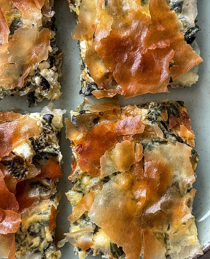Easy Greek Spanakopita (step by step)