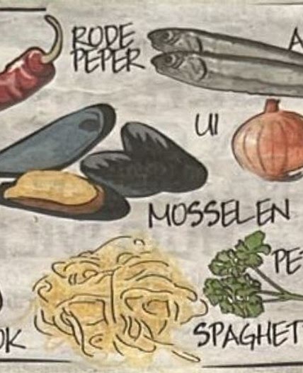 Pasta met mosselen