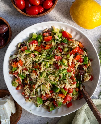 Greek pasta salad