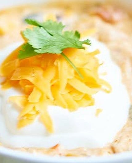 Crockpot Jalapeno Popper White Chicken Chili