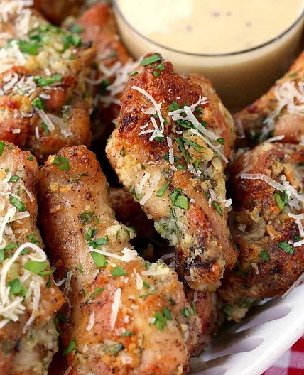Garlic Parmesan Chicken Wings