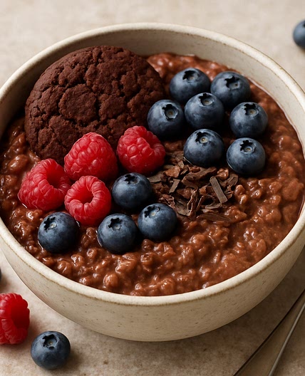 Chocolate Cookie & Berry Oats