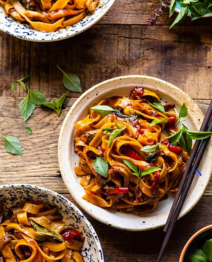 Gluten Free Drunken Noodles (Pad Kee Pao)