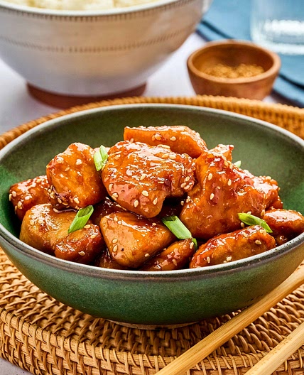 Chicken with Honey and Sesame Seeds