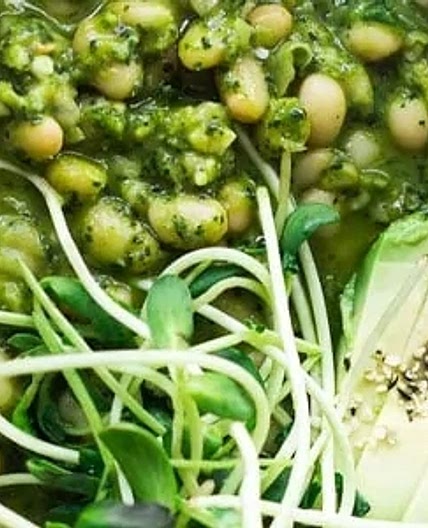 Cassoulet au pesto de kale
