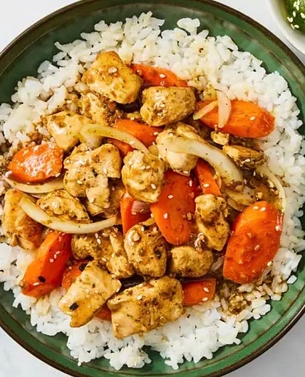 Japanese Golden Curry Chicken & Rice