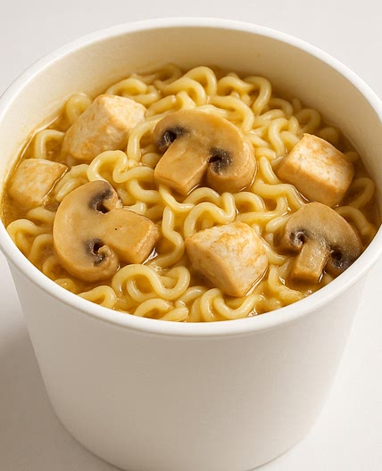 Chicken + Mushroom Pot Noodle