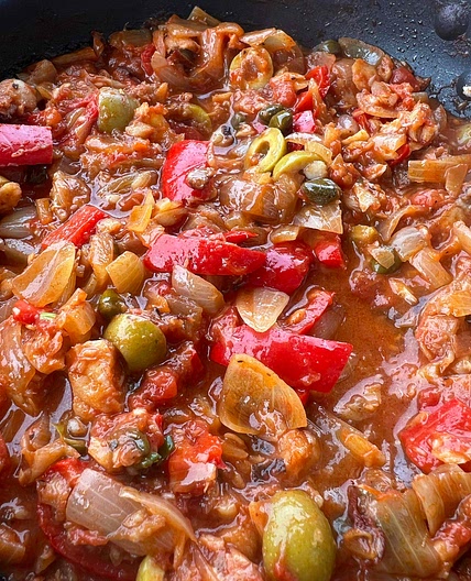 Vizcaya style fish