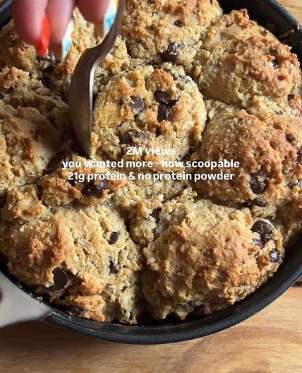 Scoopable Protein cookie