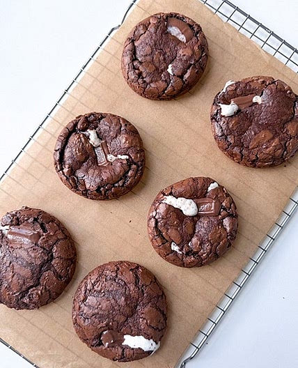 D'licious Smores Brownie Cookies