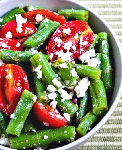 Green Bean Tomato Feta Salad