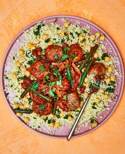 Spicy meatball & Green Bean Tagine