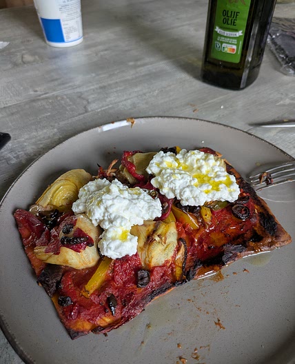 Pizza veggie