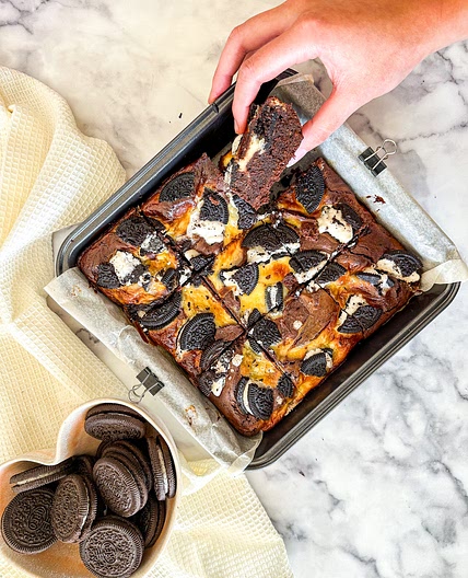 Oreo Cheesecake Brownies