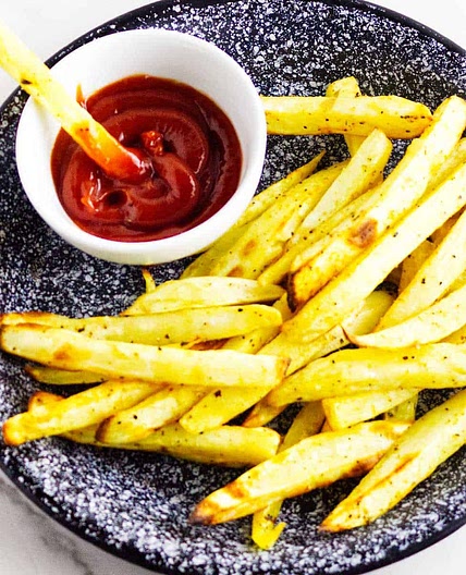 Air Fried White Sweet Potato Fries