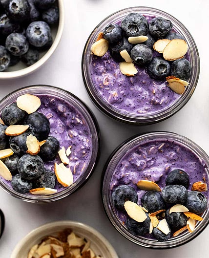 Blueberry Overnight Oatmeal
