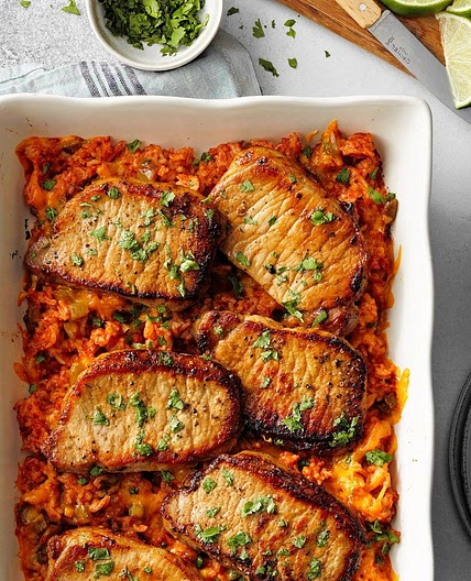 Pork Chops Ole